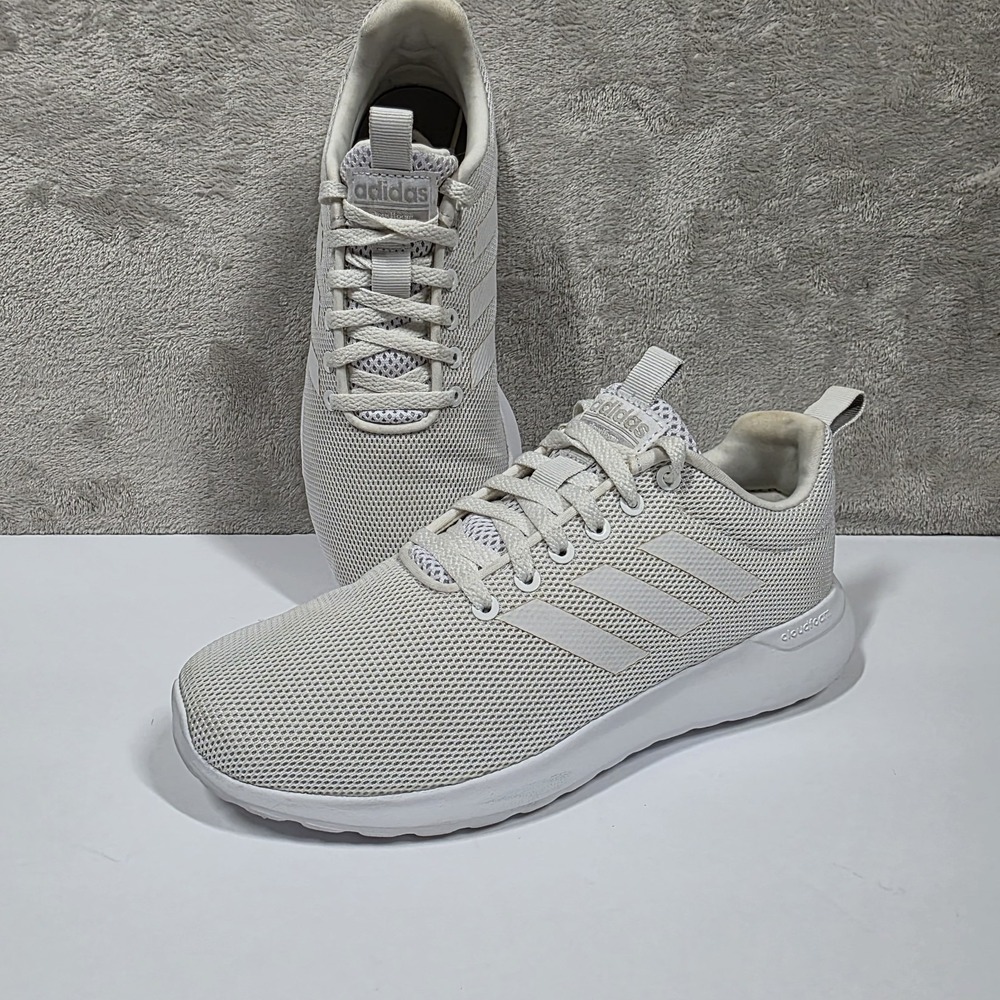 Adidas Lite Racer Running Shoe Women Size 7 White Cloudfoam Sneaker BB6895